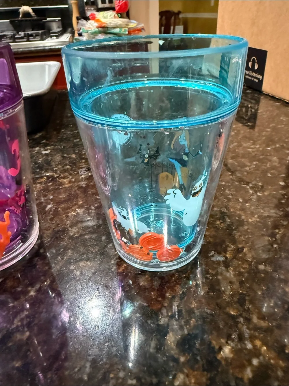 Bundle of 3 Fun Halloween Cups w/ Shaking Liquid